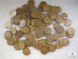 Nearly Two Rolls of Mixed Date and Mint Lincoln Wheat Cents