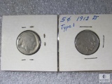 Buffalo Nickel Lot (Including Type I 1913-D)