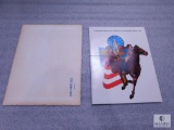 1975 Mint Set Folder and Mixed Lot of Cancelled Stamps