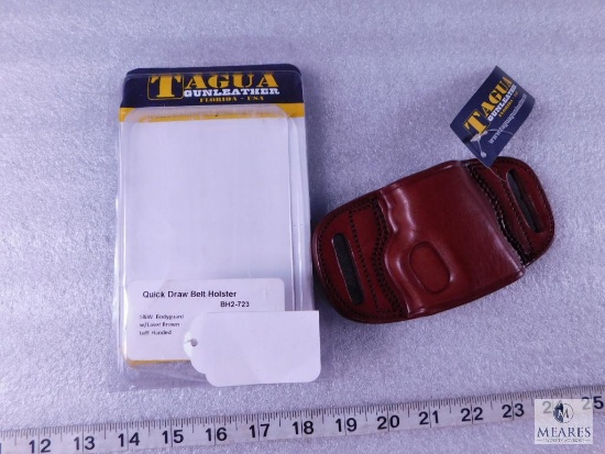 Tagua Leather Quick Draw Holster fit S&W Bodyguard with Laser - Left Hand