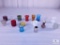 Lot of Assorted Vintage Glass Toothpick Holders