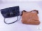 Lot of 2 Ladies Coach Purses - Tan and Black