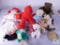 Lot of Assorted Plush Animals Includes Raggedy Ann, Elmo and more