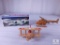 Hess Collector Helicopter, Motorcycle & Cruiser and 2 Wooden Toys