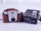 Lot Vintage Kodak Pony IV 35mm & Instamatic 124 Camera with Flash Cube