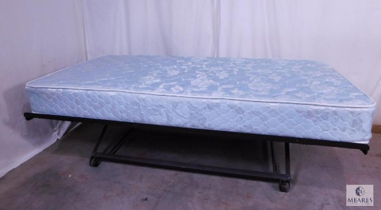 Single Trundle Bed with Mattress