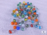 Bag of Assorted Vintage Glass Marbles