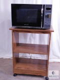Emerson 1100 Watt Microwave and DIY Type Cart