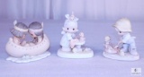 Lot of 3 Precious Moments Porcelain Figurines