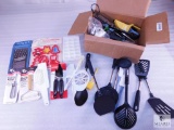 Large Lot of Assorted Kitchen Utensils and Flatware - Some New