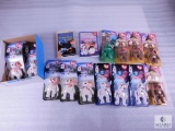 Lot of TY McDonald House Mini Beanie Babies & 2 Beanie Baby Collector Guide Books