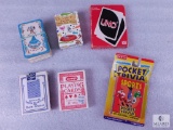 Lot of Assorted Card Games - Uno, Sports Trivia, Poker and more