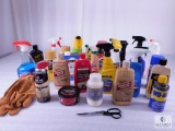 Lot Assorted Garage Cleaners & Paints