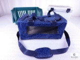 Small Pet Carrier Bag, File Organizer and Plastic Tray