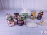 Lot Assorted Scents Yankee Candle Jars and Accessories