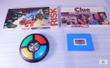 Lot of Vintage Games - Clue, Risk, Battleship & Simon