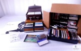 Lot of Assorted Cassette Tapes & Rod Stewart Storyteller CD Collection