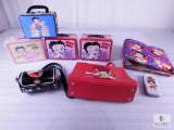 Lot Betty Boop Tins Lunchbox, Purse, Photo Album and More