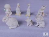 Lot of 7 Department 56 Easter Collectible Snowbabies Figurines