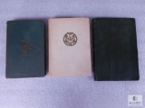 Lot of 3 Vintage Order of Eastern Star Books (1) First Edition & Demolay Notepad