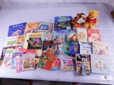 Children's Lot - Plush Winnie The Pooh & Trigger and Assorted Books