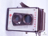 Vintage Spartus Twin Lens Box Camera with Strap