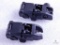 New Front and Rear Flip-Up AR15 Rifle Sights Fully Adjustable