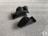 New 45 Degree Offset Front and Rear AR15 Rifle Sights