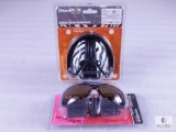 New Champion Exotic Ear Muffs and Shooting Glasses Set for Shooting or Sports Events