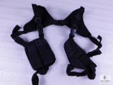 New Tactical Shoulder Holster with Double Mag Pouch fits Full Size Glocks, Colt 1911, Beretta 92