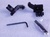 New 45 Degree Offset Front & Rear AR15 Rifle Sights