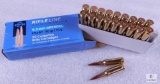 20 Rounds PPU Rifle Line 6.5mm Grendel 110 Grain FMJ BT Ammo