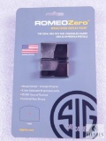 New Sig Sauer Romeo Zero Micro Open Reflex Sight for Slim Profile & Conceal Carry Pistols