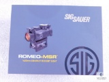 New Sig Sauer Romeo-MSR 1x20mm Compact Red Dot Sight 2 MOA
