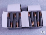 40 Rounds TulAmmo 7.62x39mm 122 Grain FMJ Steel Case Ammo