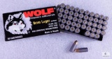 50 Rounds Wolf 9mm Luger 115 Grain FMJ Steel Case Ammo