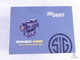 New Sig Sauer Romeo-MSR 1x20mm Compact Red Dot Sight 2 MOA