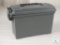 Plastic Gray Ammo Storage Can