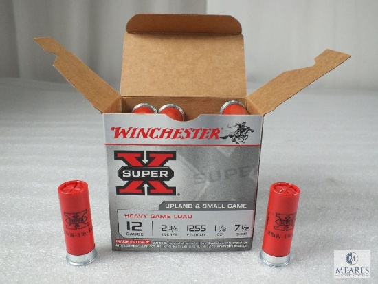 25 Rounds Winchester Super X 12 Gauge Heavy Game Load 2-3/4"