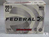 325 Rounds Federal .22LR Auto Match 40 Grain Ammo