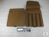 2 New Savior Mag Buddy Extended Pistol Mag Cases Dark FDE (Each Holds 4 Mags)