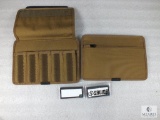 2 New Savior Mag Buddy Pistol Mag Cases Dark FDE (Each holds 5 Mags)