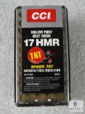 50 Rounds CCI .17 HMR Hollow Point 17 Grain TNT Ammo