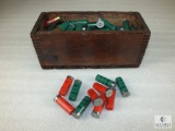 Wood Case with Approximately 100 Rounds of Assorted 12 Gauge Shells