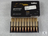 20 Rounds Sako .243 WIN Gamehead Soft Point Ammo 100 Grain