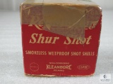 25 Rounds Vintage Remington Shur Shot 16 Gauge Cardboard Shotgun Shells