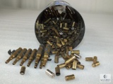 Large Lot of Assorted Brass for Reloading Includes; 9mm, .40 S&W, .380 & more