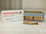 20 Rounds Winchester 7.62x54R 180 Grain Jacketed SP Ammo