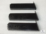 Lot of 3 Walther 9mm Luger P1 Magazines