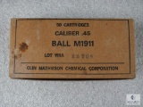 50 Rounds Ball M1911 .45 Auto Ammo